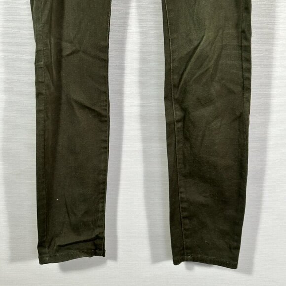 Buffalo David Bitton Jeans Womens 28  Karolin Skinny Green Cotton Stretch Pocket - Picture 3 of 10